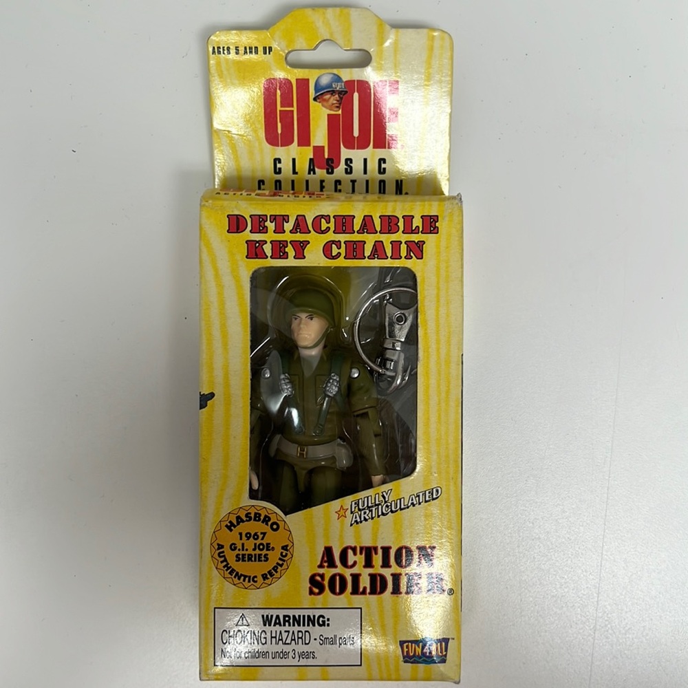 Hasbro GI Joe Classic Collection - Fully Articulated Soldier Keychain
